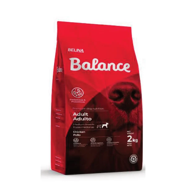 Empaque de Balance Adulto raza mediana · Pollo