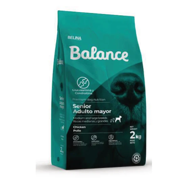 Empaque de Balance Senior raza mediana y grande · Pollo