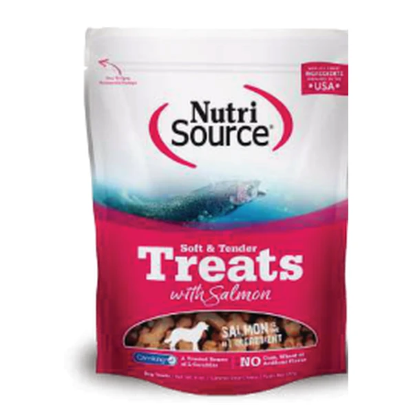 Empaque de NutriSource Soft & Tender · Salmón