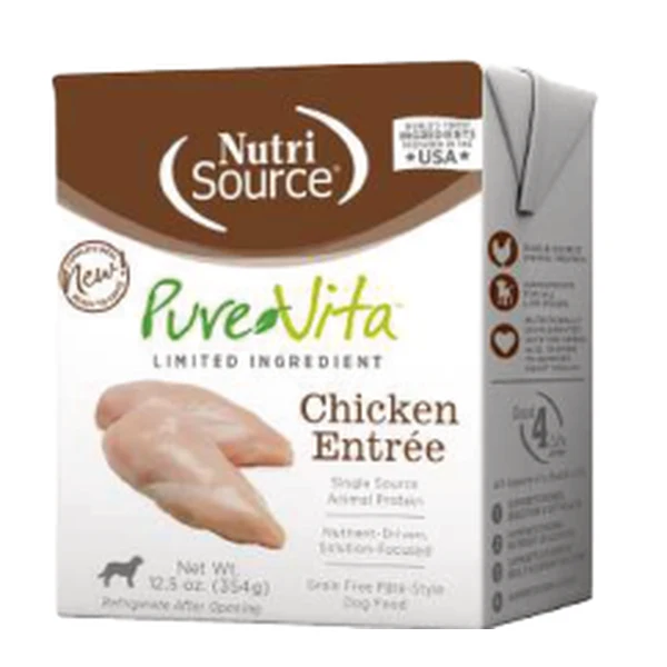 Empaque de Pure Vita Chicken Entrée · Pollo