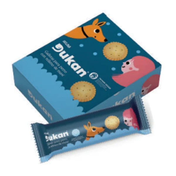 Empaque de Dukan Galletas · Mantequilla de maní