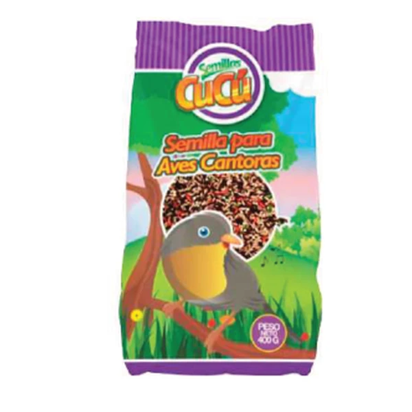 Empaque de Cucú Semilla para aves cantoras