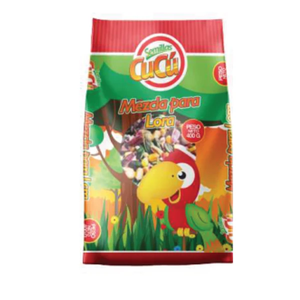 Empaque de Cucú Mezcla para loro